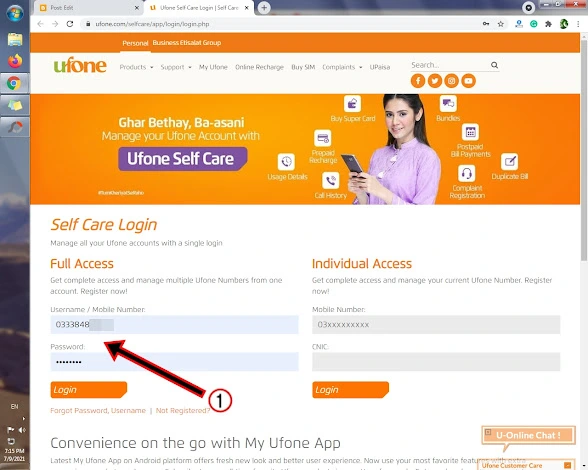 Tax Certificate From Ufone | cellphone number